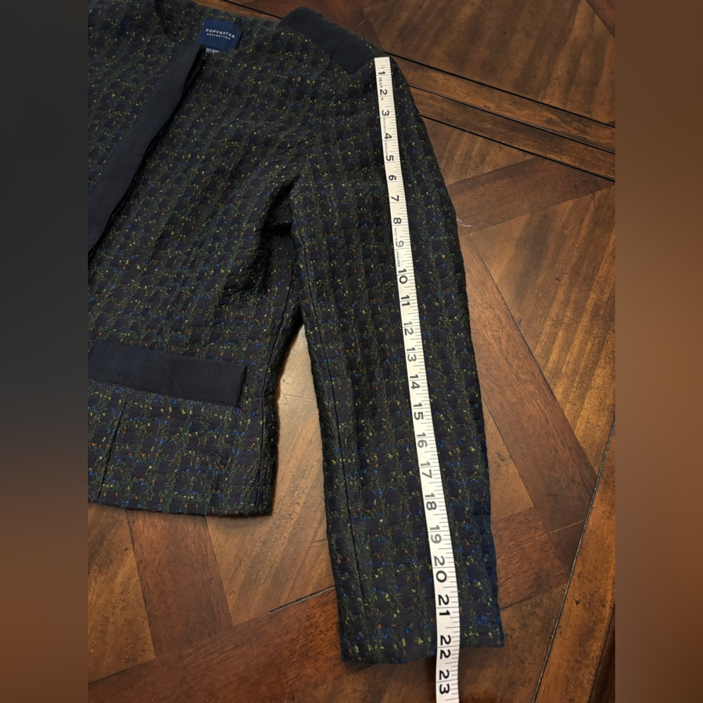 Doncaster Black and Green Blazer Tailored Suit Jacket and skirt - Picture 11 of 15